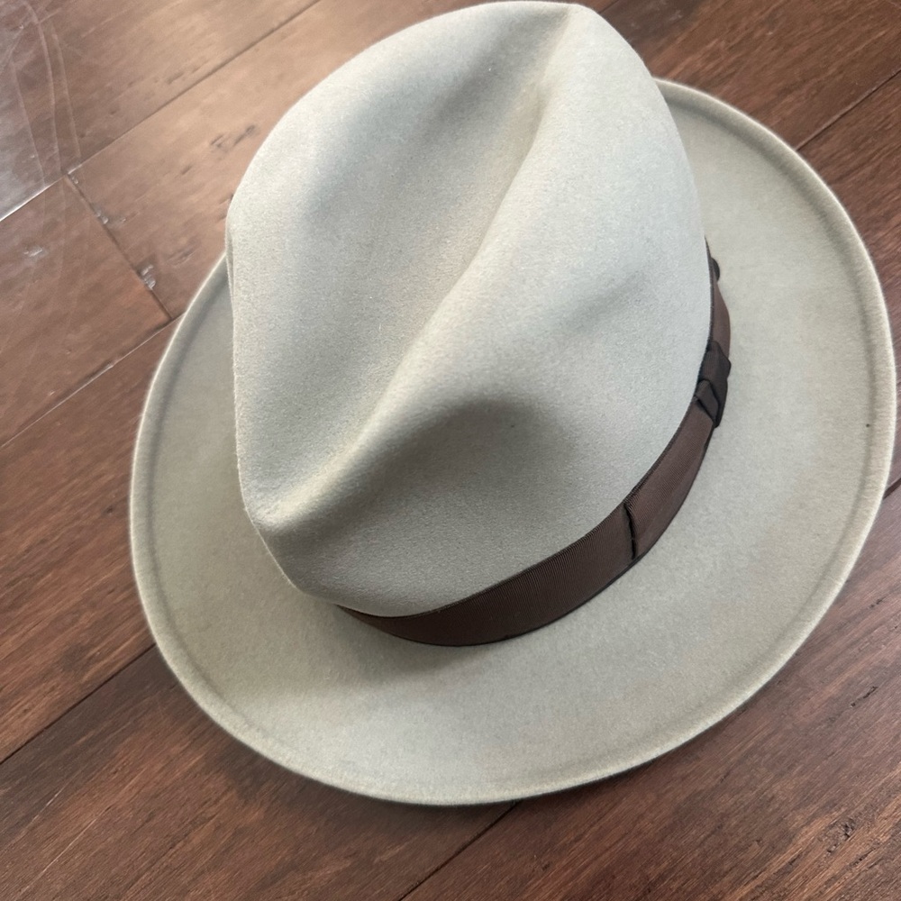 Stetson Beige Felted hat, vintage, 1940s